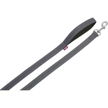 Vodítko pro psa Nobby SOFT GRIP vodítko nylon 120cm / 20mm tmavě šedá