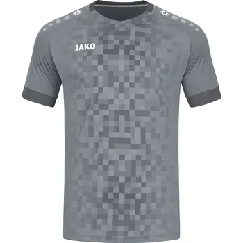 JAKO Dres Pixel kr. rukáv šedá