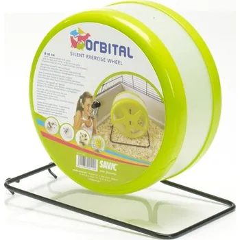 Hračka pro psa Savic Orbital tichý kolotoč 18 cm zelená
