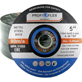 Brusný kotouč Silver Brusné a řezné kotouče 25ks na broušení oceli 125X1.0 Profi Flex