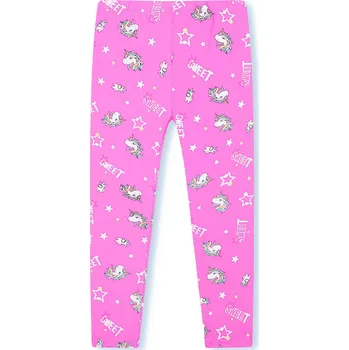 Dívčí legíny Dívčí legíny - KUGO HL0649, fialková Barva: Fialková, Velikost: 104