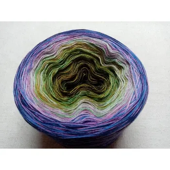 Příze Doubravka merino 3-nitka 1200m (Duhové klubko Doubravka merino)