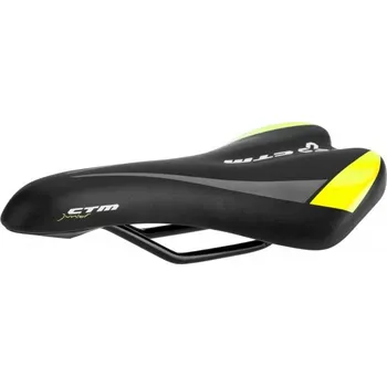 Sedlo na kolo Sedlo CTM dětské Berry, černo žlutá 20"- 24"