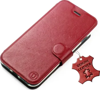 Pouzdro na mobilní telefon Mobiwear Flip pro Motorola Moto E40 tmavě červené