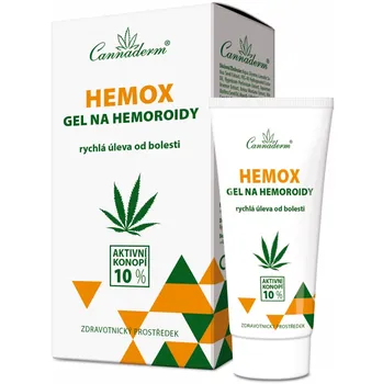 Bylinná léčivá mast Cannaderm Hemox gel na hemoroidy 40 g