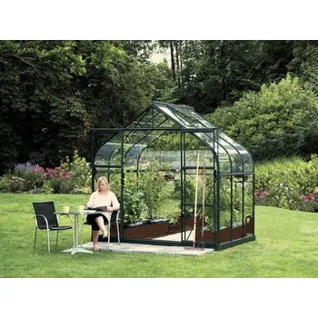 Skleník Skleník Vitavia Diana 5000 skleněný 3 mm 264 x 195 cm zelený