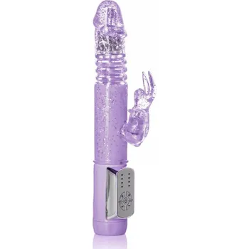 Vibrátor California Exotic Novelties CalExotics Petite Thrusting Jack Rabbit / vodotěsný vibrátor
