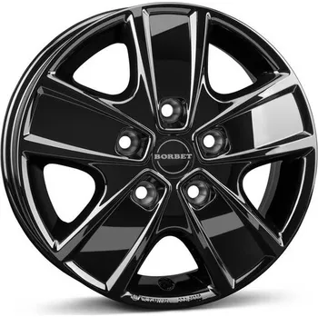 Alu kolo Alu disk Borbet CWG 6x16, 5x118, 71.1, ET68 black glossy