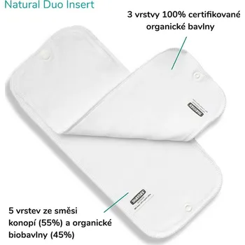 Příslušenství k deskovým hrám Thirsties Natural Duo Insert Size 1