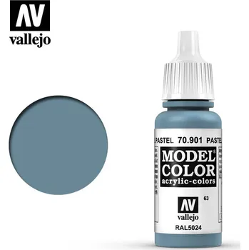 Modelářská barva Vallejo Model Color: Pastel Blue 17ml - barva na modely