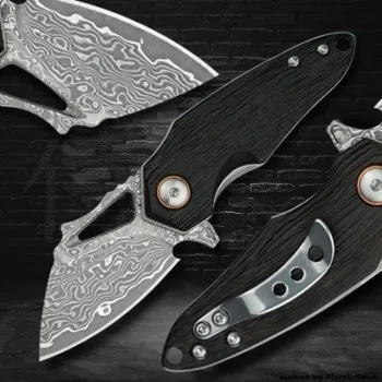 Kuchyňský nůž DELLINGER Marihone Wenge - VG10, 67 layers zavírací nůž