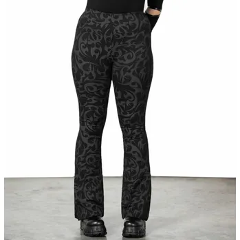 Dámské kalhoty kalhoty dámské (legíny) KILLSTAR - Doom Tribe Flares - Black - XS