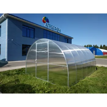 Skleník Skleník Agrosfera TITAN, rozměry 3x4 m, polykarbonát 4 mm (Záruka 10 let na polykarbonát!<br>Jekl oblouku 20x40x1 mm, 67 cm mezi oblouku.)