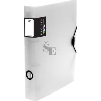Pořadač A4 4kroužkový D30 2-296 maxi Opaline Frosty čirá, Karton P+P