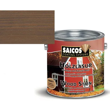 barva a nátěr na dřevo Saicos OLEJOVÁ LAZURA VENKOVNÍ 0,75L 0081 ořech