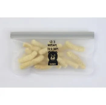 dětská jídelní sada Domky kapsa na svačinu malá