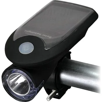 Cyklosvítilna Tracon BLCS3W LED světlo na kolo, s nabíjením solární panel i akumulátor 3W, 6000K, 1200mAh Li-Ion, 200lm, IP64, 6h (Tracon BLCS3W)