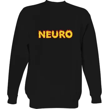 Pánská mikina Mikina bez kapuce Unisex s potiskem NEURO pánské