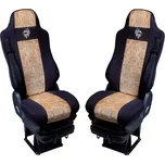 Autopotahy textilní pro MAN TGA/L/X/S/M, černo-béžová barva (č. 9)