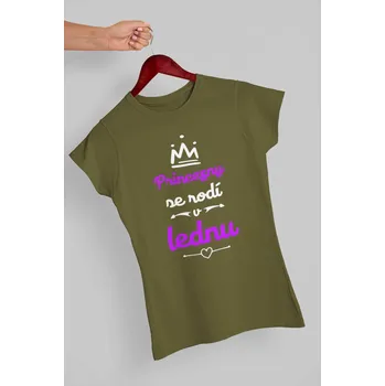 Dámské tričko Dámské tričko Leden Barva: Khaki, Velikost: 2XL