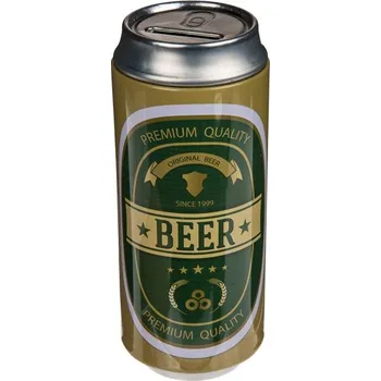 Pokladnička Pokladnička - plechovka piva - zelená