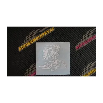Samolepící dekorace SAMOLEPKA Kůň 074 pravá (17 - šedá) NA AUTO, NÁLEPKA, FÓLIE, POLEP, TUNING, VLASTNÍ TEXT, TISK, AUTOSAMOLEPKY.cz, POLEPY, OBRÁZEK, LOGO, SAMOLEPKY