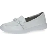 Dámská kožená mokasína 9-9-24762-20-102 Caprice bílá Barva: white nappa, Velikost: 37