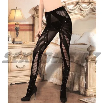Dámské erotické punčochy YIBIAO SEXY LINGERIE Temptation sexy - síťované punčochy