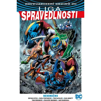 Komiks pro dospělé Znovuzrození hrdinů DC: Liga spravedlnosti 4: Nekonečno (klasická obálka)