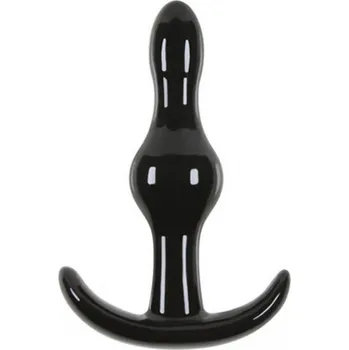 Anální kolík NS Novelties Jelly Rancher T-plug Wave anální kolík, Black