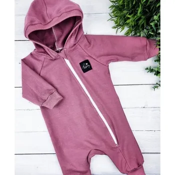 Kojenecký overall Teplákový overal - Oldpink 62