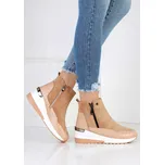 Timelook fashion Zateplené tenisky na klínku D2103KH Velikost: 38