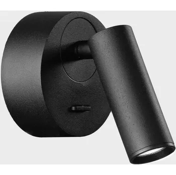 Bodové svítidlo KOHL-Lighting MYNI nástěnné svítidlo pr. 70 mm černá 3 W CRI 80 3000K Non-Dimm