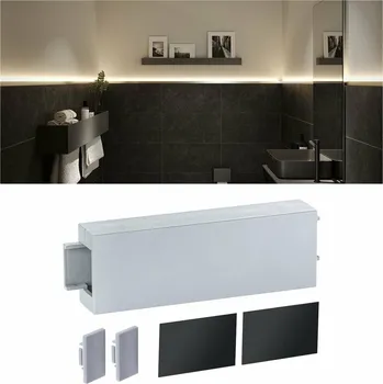 LED osvětlení PAULMANN LumiTiles příslušenství kryt pro profil Top&nbsp; 80x24mm šedá