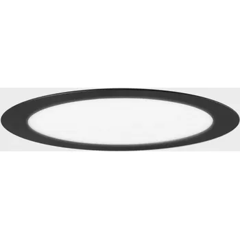 KOHL-Lighting DISC zapuštěné svítidlo s rámečkem pr. 400 mm černá 36 W CRI 80 3000K Non-Dimm