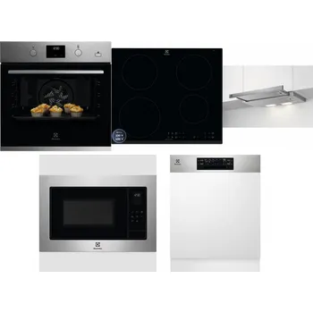 Set domácích spotřebičů ELECTROLUX KODGH70TX + ELECTROLUX LIR60433B + ELECTROLUX LFP326S + ELECTROLUX EMS4253TEX + ELECTROLUX EEM48300IX
