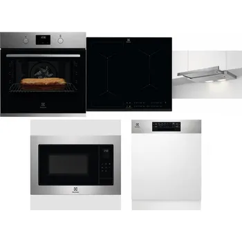 Set domácích spotřebičů ELECTROLUX KOFGH70TX + ELECTROLUX EIV634 + ELECTROLUX LFP326S + ELECTROLUX EMS4253TEX + ELECTROLUX EEM48300IX