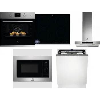 Set domácích spotřebičů ELECTROLUX KODGH70TX + ELECTROLUX LIR60433B + ELECTROLUX LFT426X + ELECTROLUX EMS4253TEX + ELECTROLUX EEM69410L