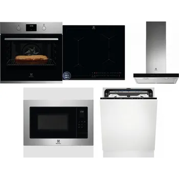 Set domácích spotřebičů ELECTROLUX KOFGH70TX + ELECTROLUX EIS62449 + ELECTROLUX LFT766X + ELECTROLUX EMS4253TEX + ELECTROLUX EEM69410L
