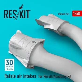 Plastikový model Reskit 1/48 Rafale air intakes (REV/ACAD)