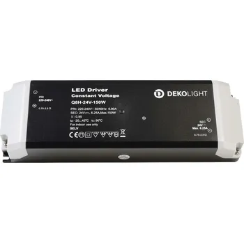 Transformátor Deko-Light napájení BASIC, CV, Q8H-24-150W konstantní napětí 0-6250 mA IP20 24V DC 150,00 W 862168