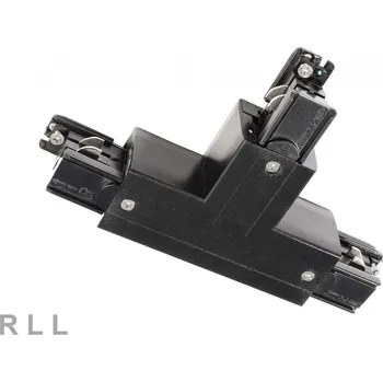 Bodové svítidlo Deko-Light kolejnicový systém 3-fázový 230V D Line T-spojka levé-levé-pravé 220-240V AC/50-60Hz černá RAL 9011 166 710029