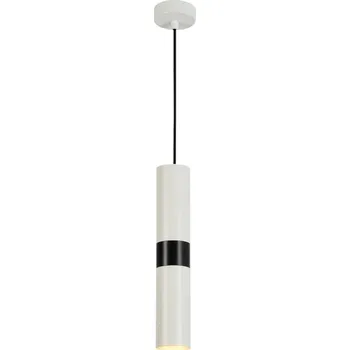 ACA Lighting závěsné svítidlo 1XGU10 bílý kov D8XH120CM DA VINCI HM851P6WH