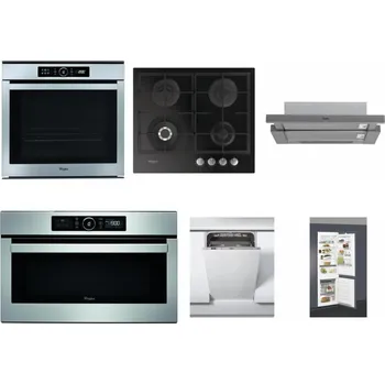Set domácích spotřebičů WHIRLPOOL ABSOLUTE AKZM 8480 IX + WHIRLPOOL GOFL 629/NB + WHIRLPOOL AKR 749/1 IX + WHIRLPOOL ABSOLUTE AMW 730 IX + WHIRLPOOL WSIC 3M27 C + WHIRLPOOL ART 66112