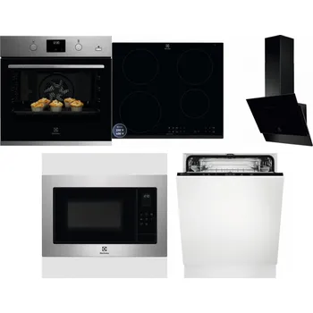 Set domácích spotřebičů ELECTROLUX KODGH70TX + ELECTROLUX LIR60433B + ELECTROLUX LFV616K + ELECTROLUX EMS4253TEX + ELECTROLUX EEA27200L