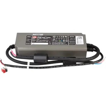 Napájecí zdroj pro osvětlení Meanwell LED-napájení CV, PWM-200-12KN konstantní napětí 0-16600 mA IP20 stmívatelné 12V DC 200,00 W 872111