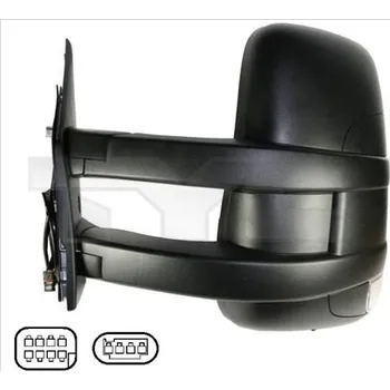 Auto zrcátko Vnější zpětné zrcátko TYC 315-0008