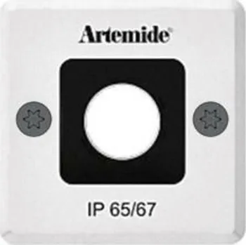 Venkovní osvětlení Artemide Ego 55 Flat pochozí hliník 32d 3000K čtverec T40001WFLW00