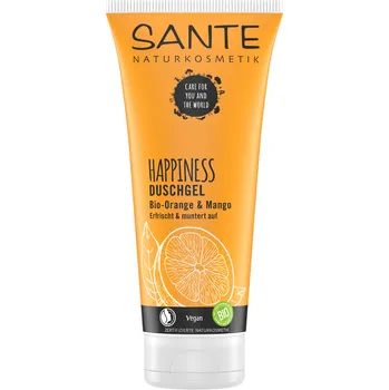 Pleťový krém Sante sprchový gel Happiness Bio Orange & Mango 200 ml