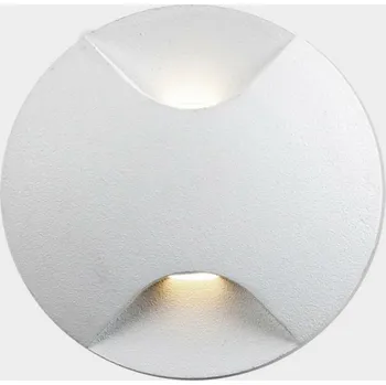 Bodové svítidlo KOHL-Lighting ONIK DUE IP65 zapuštěné svítidlo do zdi pr. 47 mm bílá 3 W CRI 80 3000K Non-Dimm
